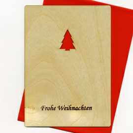 【xmas限定販売】 ウッドカード ツリー