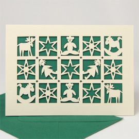 【xmas限定販売】 切抜カード おもちゃ 緑