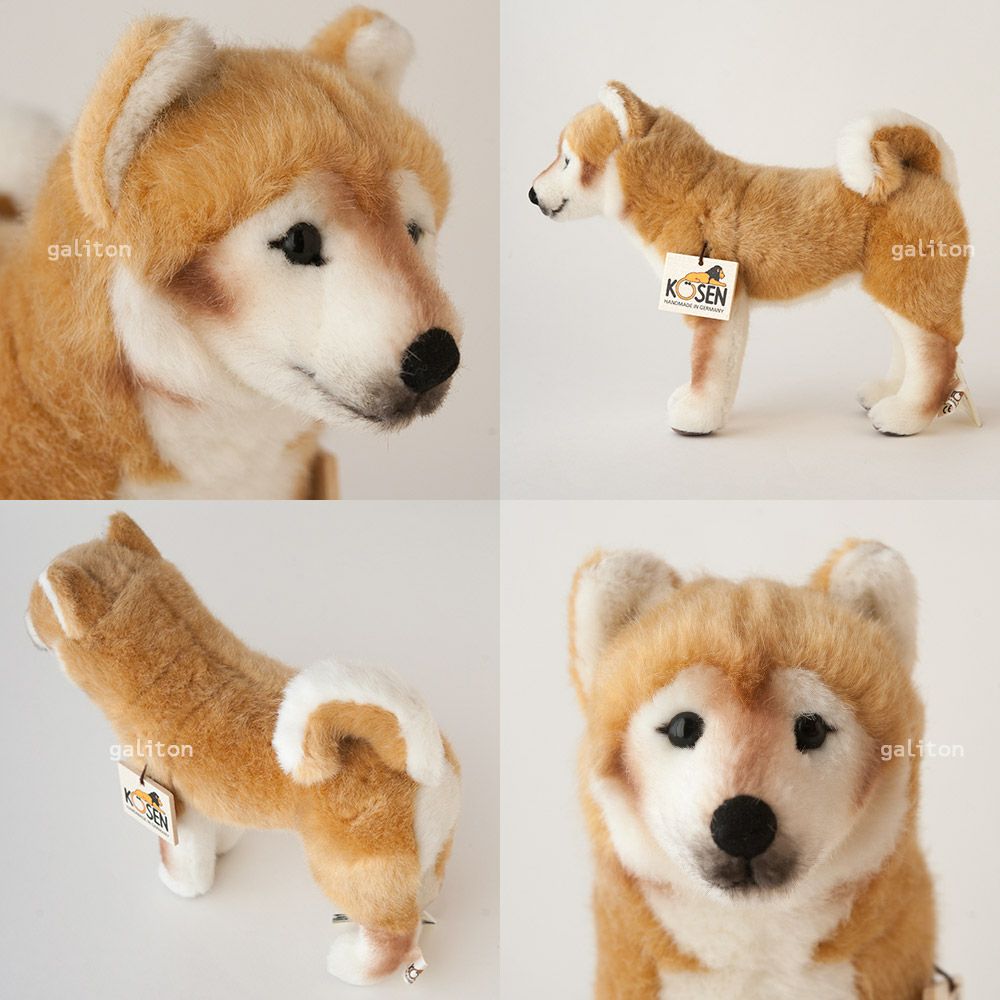 ケーセン Koesen ぬいぐるみ 柴犬 立ち