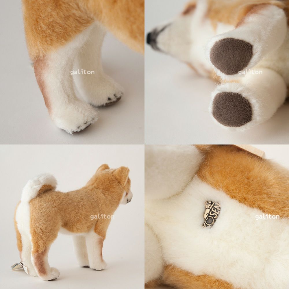 ケーセン Koesen ぬいぐるみ 柴犬 立ち