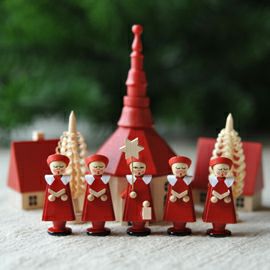【xmas限定販売】 ザイフェン教会と聖歌隊 赤