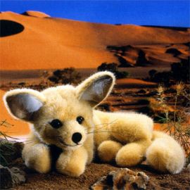 KOSEN ケーセン　ぬいぐるみ　フェネック　砂漠ギツネ 伏せ❣️ KOSEN ケーセン ぬいぐるみ 砂漠ギツネ フェネック 伏せ❣️ - メルカリ