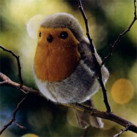 ケーセン Koesen ぬいぐるみ 小鳥 コマドリ 09