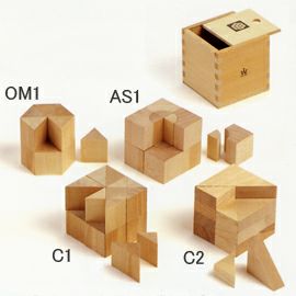 童具館 ケルンブロック白木応用セット
