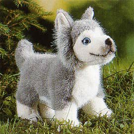 ケーセン Koesen ぬいぐるみ シベリアンハスキーの子