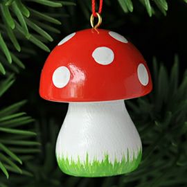 【xmas限定販売】《クリスマスオーナメント》 クリスティアンウルブリヒト Christian Ulbricht きのこ・大