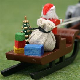 【xmas限定販売】 馬ぞりにのるサンタ