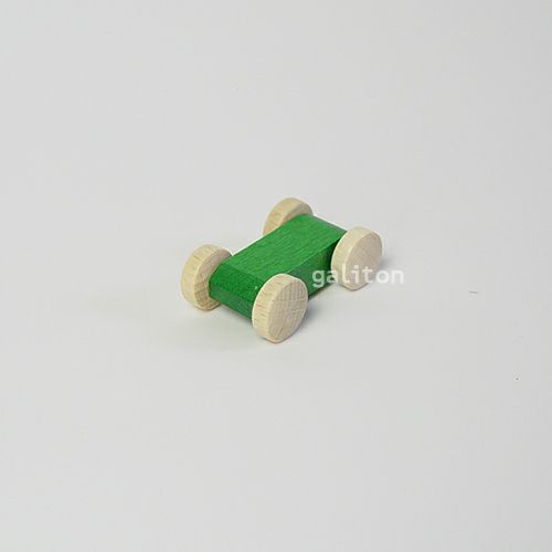 ベック社 Beck 【補充用パーツ】クネクネバーンの車　緑（トレインカースロープ兼用）