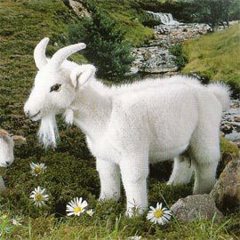 ケーセン Koesen ぬいぐるみ 白やぎ