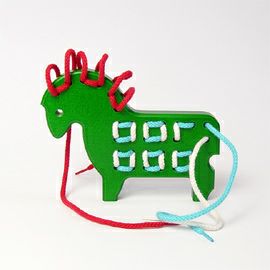 ネフ社 Naef ひも通しポニー 緑
