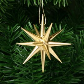 【xmas限定販売】《クリスマスオーナメント》 アルビンプライスラー Albin Preissler 金の星（ベツレヘムの星）・小（単品）