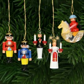 【xmas限定販売】《クリスマスオーナメント》 ヴォルフガングブラウン Wolfgang Braun エルツモチーフ5点セット