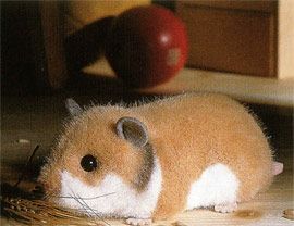 ケーセン Koesen ぬいぐるみ ゴールデンハムスター