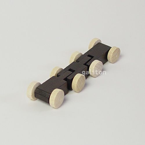 ベック社 Beck 【補充用パーツ】クネクネバーンの2両車（トレインカースロープ兼用）