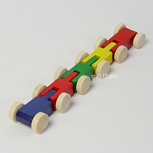 ベック社 Beck 【補充用パーツ】クネクネバーンの4両車　カラー（トレインカースロープ兼用）