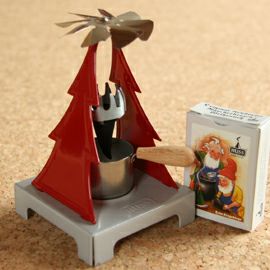 フス HUSS 回転ツリー 赤