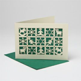 【xmas限定販売】 切抜カードミニ おもちゃ 緑