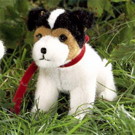 ケーセン Koesen ぬいぐるみ ジャックラッセルテリア 座り