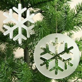 【xmas限定販売】 キーナー Kiener オーナメント ディスクスノー 白