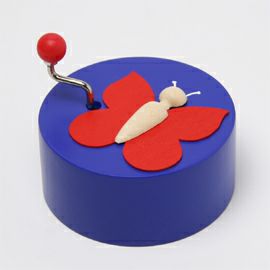 キーナー Kiener キーナー手回しオルゴール 蝶