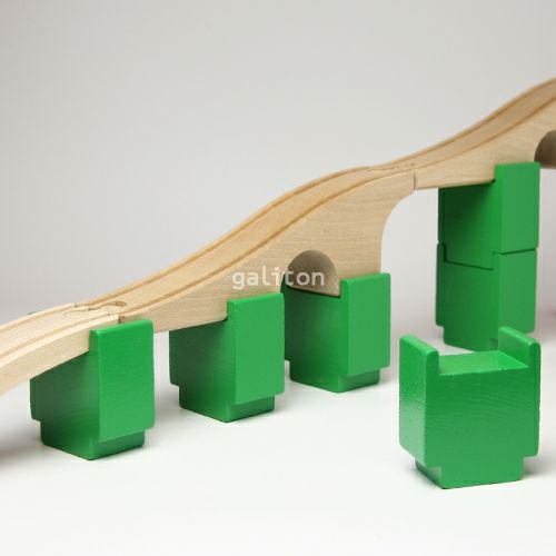 ミッキィ社 MICKI 橋げた(橋脚)６ヶ 緑