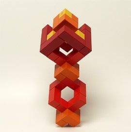 ネフ社 Naef キュービックス 赤