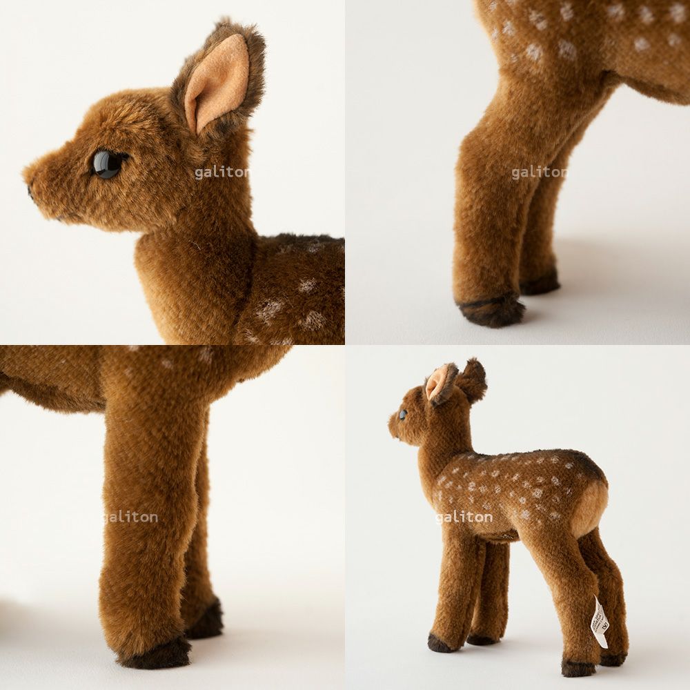 ケーセン Koesen ぬいぐるみ 子ジカ 立ち