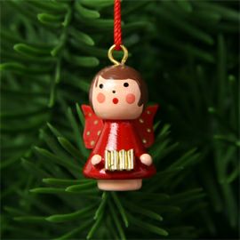 【xmas限定販売】《クリスマスオーナメント》 クリスティアンウルブリヒト Christian Ulbricht ミニミニ天使 赤