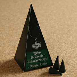 フス HUSS お香 ファイン ピラミッドBOX入 パイン