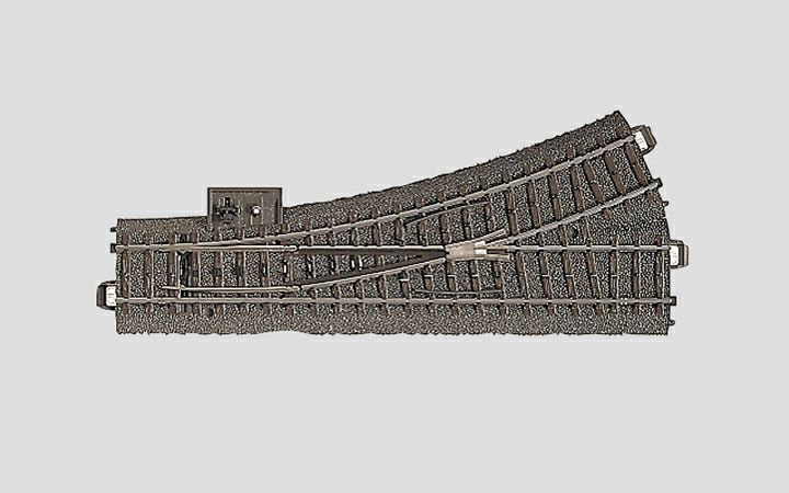maerklin/メルクリン 24611 ポイントレール Left 188.3mm R2 24.3°for HO