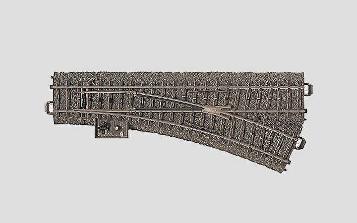 maerklin/メルクリン 24612 ポイントレール Right 188.3mm R2 24.3°for HO