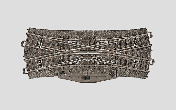 maerklin/メルクリン 24624 ダブルポイントクロスレール 188.3mm 24.3°for HO