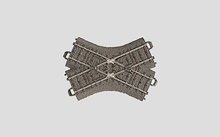 maerklin/メルクリン 24649 クロスレール 103.3mm 48.6°for HO