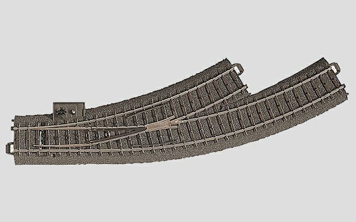 maerklin/メルクリン 24671 カーブドポイントレール Left R1 30°for HO
