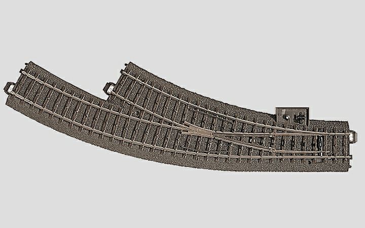 maerklin/メルクリン 24672 カーブドポイントレール Right R1 30°for HO