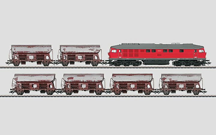 maerklin/メルクリン 26551 ディーゼル機関車セット DBAG BR232+tds930ダンプ貨車6両