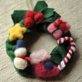 【xmas限定販売】 クリスマスリース手づくりキット