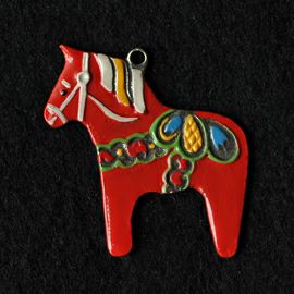 【xmas限定販売】 錫のオーナメント ダーラナ