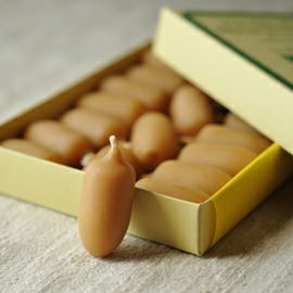【xmas限定販売】 シュトックマー Stockmar 蜜蝋キャンドル（φ2.3×5cm） 18本入