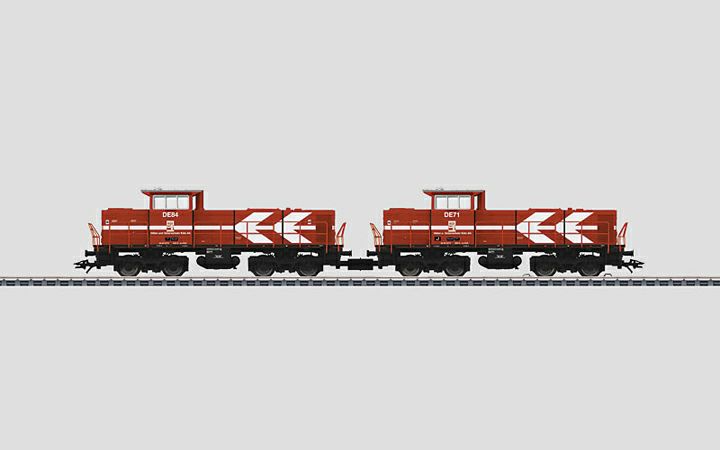 maerklin/メルクリン 37630 ディーゼル機関車2両セット HGK MaK Typ DE 1002