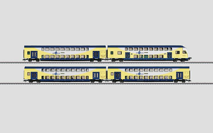 maerklin/メルクリン 43475 metronom ２階建客車 DBpza DABpza DABpbzkfa 4両セット