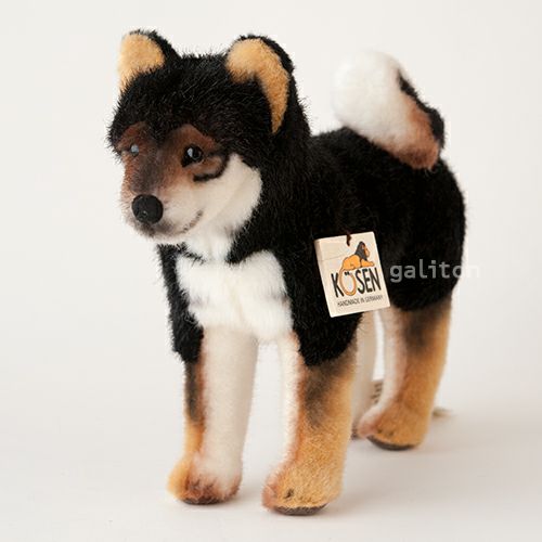 ケーセン Koesen ぬいぐるみ 柴犬 黒（黒柴）