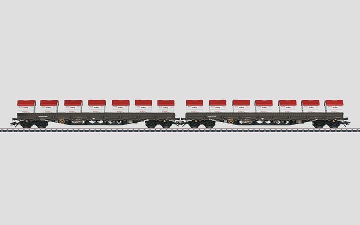 maerklin/メルクリン 47029 フラット貨車2両セット