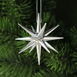 【xmas限定販売】《クリスマスオーナメント》 アルビンプライスラー Albin Preissler 銀の星・小