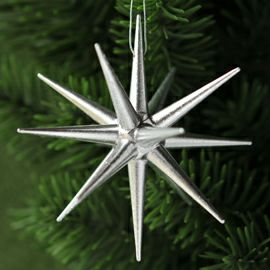 【xmas限定販売】《クリスマスオーナメント》 アルビンプライスラー Albin Preissler 銀の星・大