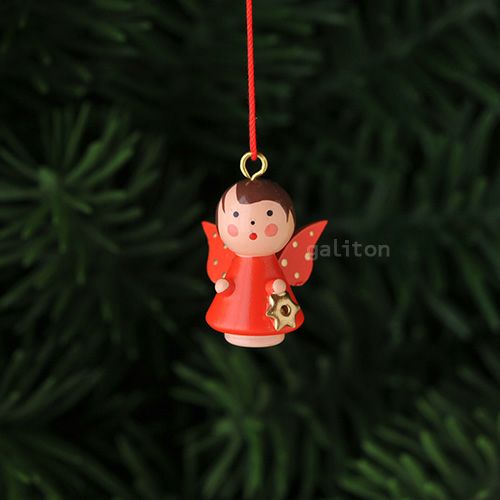 【xmas限定販売】《クリスマスオーナメント》 クリスティアンウルブリヒト Christian Ulbricht ミニミニ天使 朱