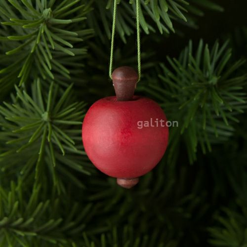 【xmas限定販売】《クリスマスオーナメント》 クリスティアンウルブリヒト Christian Ulbricht 赤りんご(小)