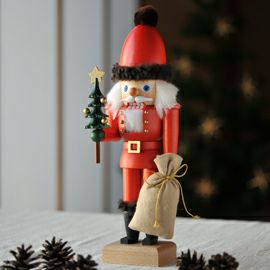 くるみ割り人形 クリスティアンウルブリヒト Christian Ulbricht とんがり帽のサンタとツリー 32643