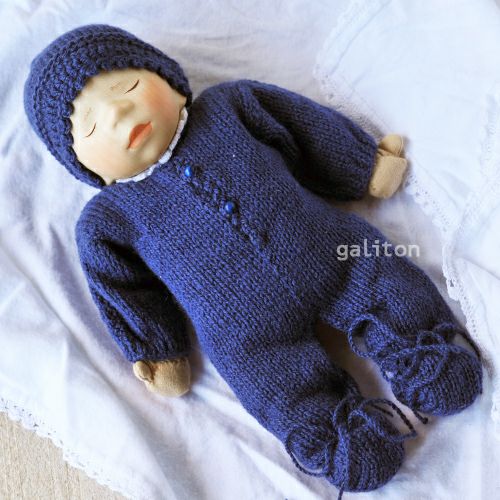 Elisabeth Pongratz ポングラッツベビー(大)B017S青服