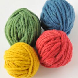 ヴォルマヌファクトゥアフィルゲス Woll-Manufaktur Filges 草木染め毛糸（4玉4色セット） ベーシックカラー